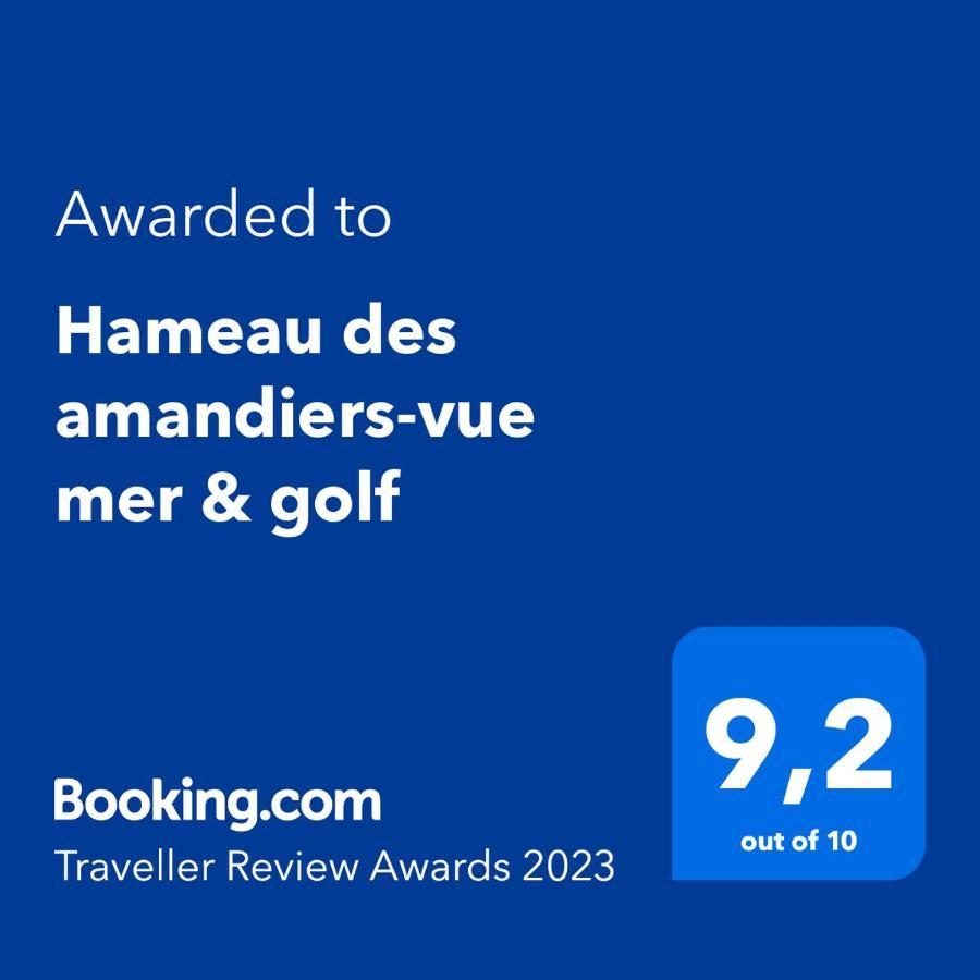Hameau des amandiers-vue mer&golf Saint-Cyr-sur-Mer Exterior foto
