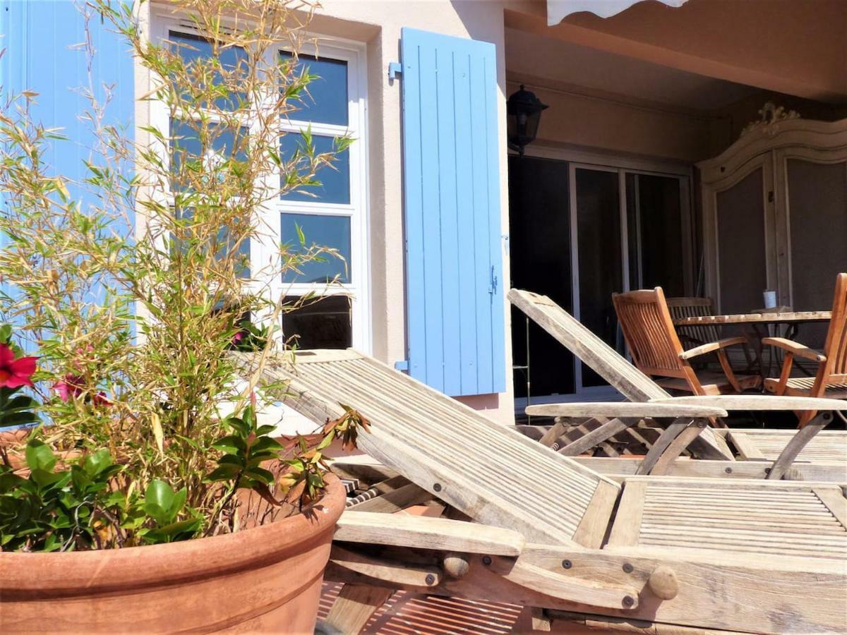 Hameau des amandiers-vue mer&golf Saint-Cyr-sur-Mer Exterior foto